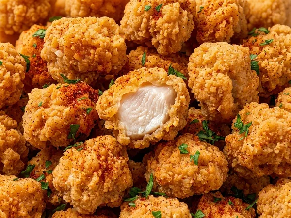 Chicken Popcorn Close-Up