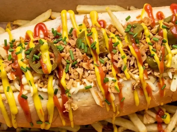 Hot Dog Close-Up