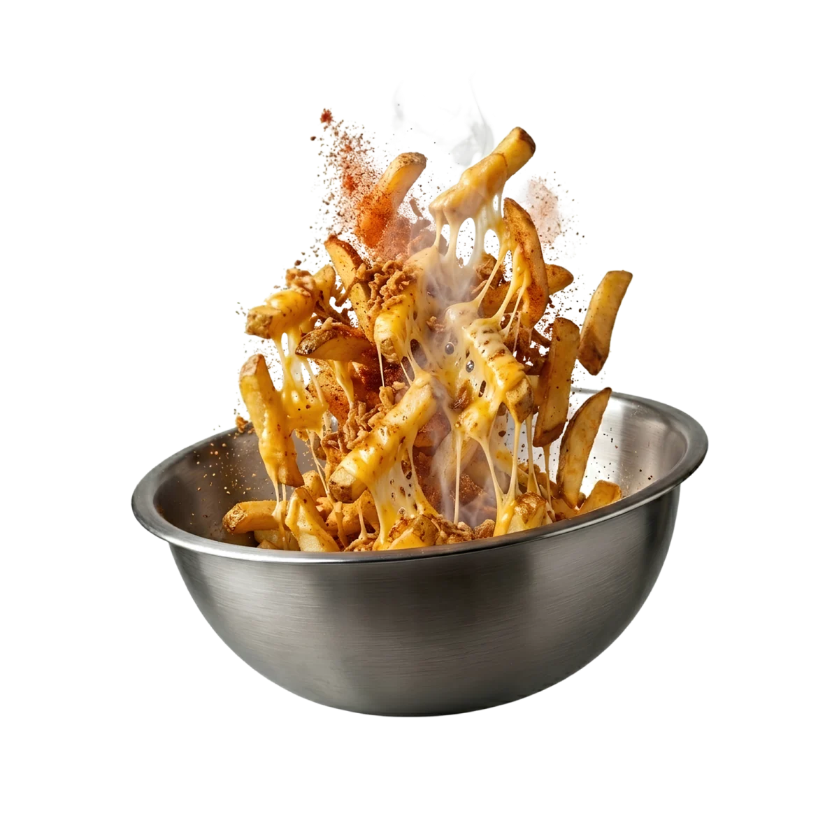 Chef Jalal Cheesy Chips Master Steel Bowl Toss