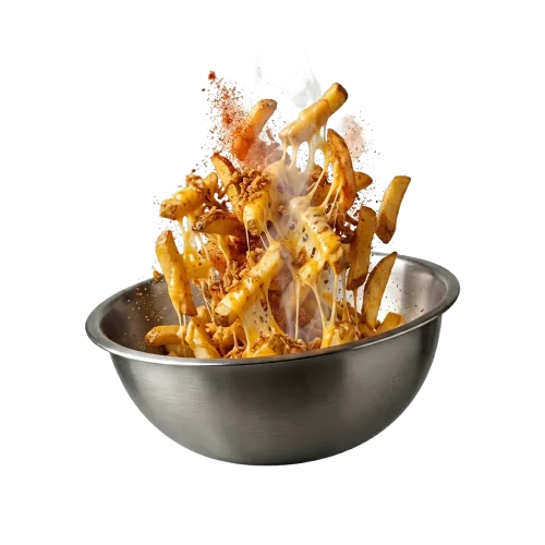 Cheesy Chips Bowl Toss Cutout